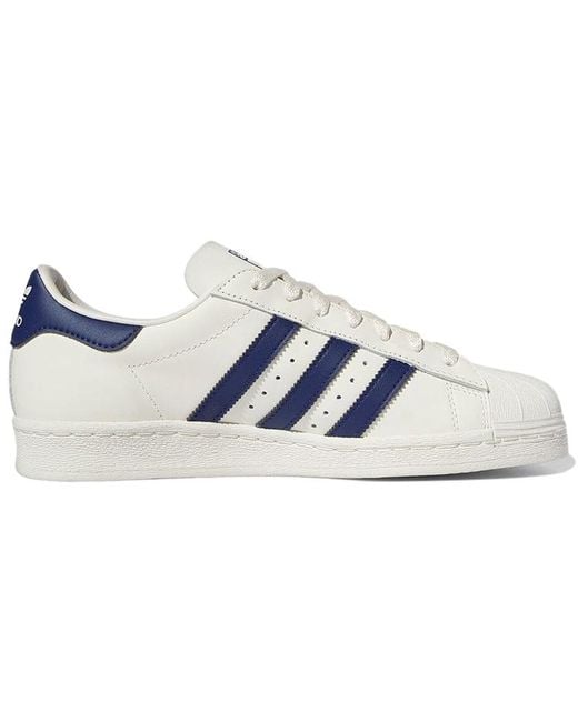 Adidas Superstar 80s 'footwear White Trace Blue Grey Two' for men