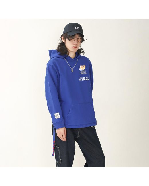 New Balance Blue X Salehe Bembury Logo Printing