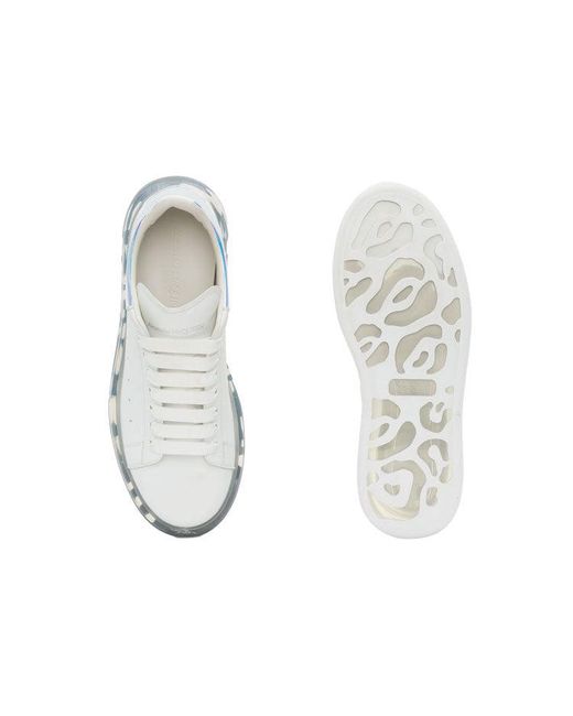 McQueen White (Wmns) Oversized Sneaker 'Clear Sole