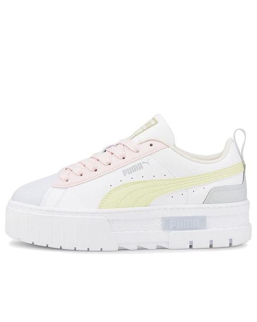 PUMA White (Wmns) Mayze Leather Arctic Ice'