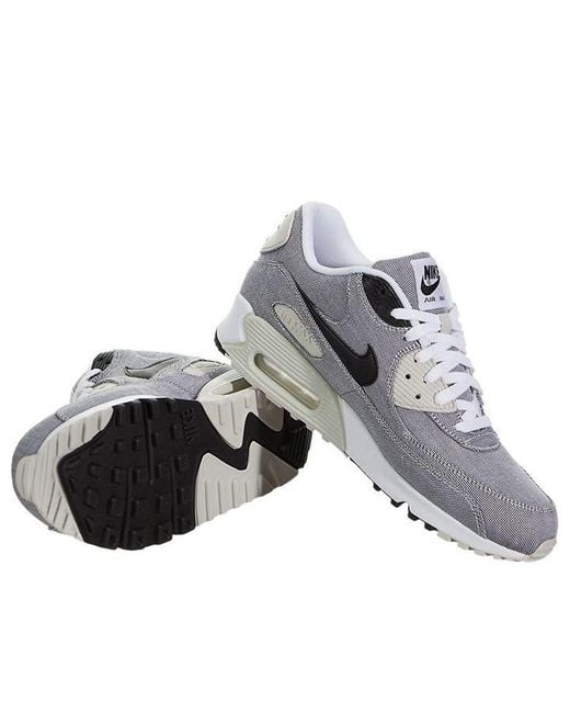 Nike Gray Air Max 90 Premium 'Sail' for men