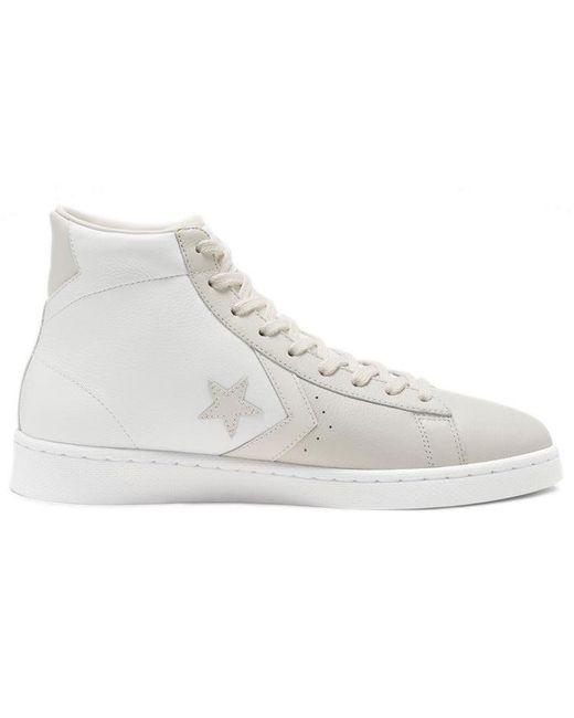 Converse White Pro Leather High 'Pale Putty' for men
