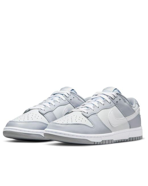 Nike White Dunk Low 'Pure Platinum Wolf' for men