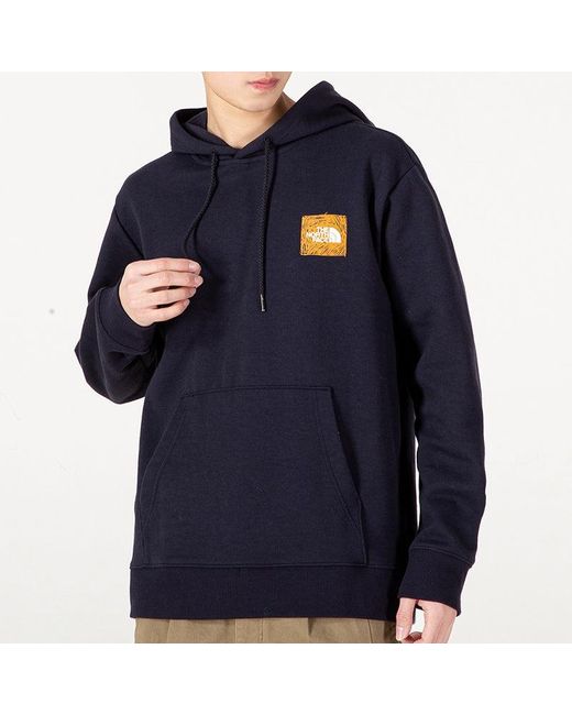 The North Face Blue Ss22 Logo Hoodie for men