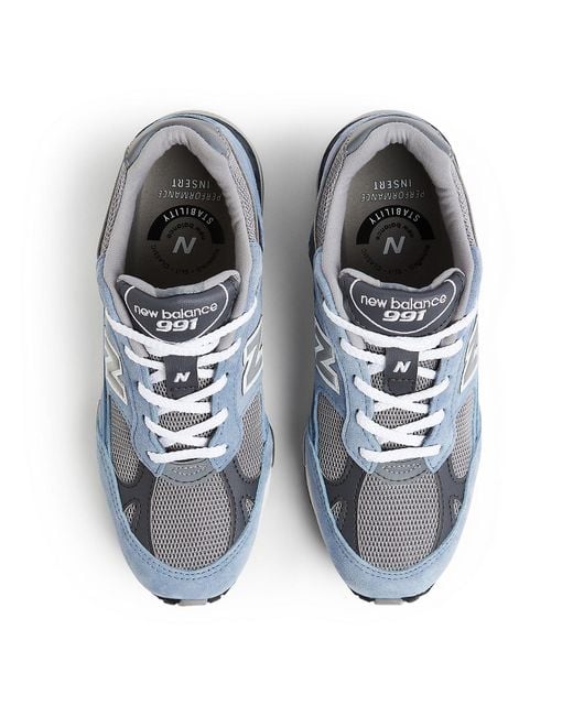 New Balance Blue (Wmns) 991V1 Made