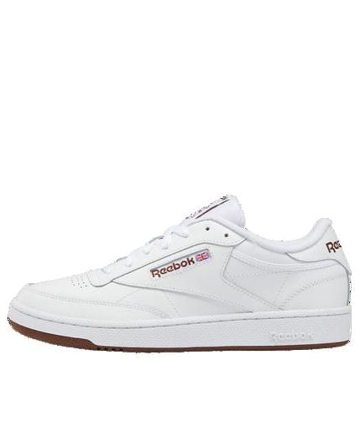 Reebok White Club C 85 Trail' Fz6012 for men