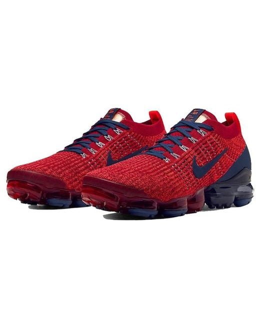Nike Red Air Vapormax Flyknit 3 'Noble' for men