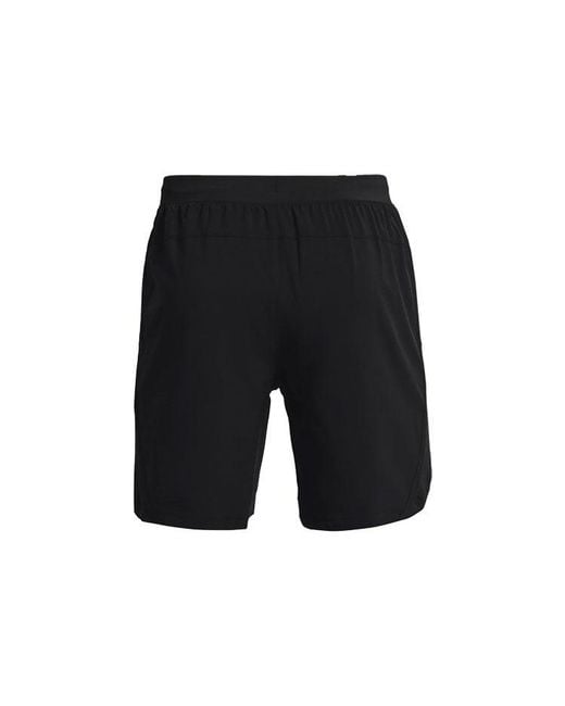 Under Armour Black Launch 7 Inch Shorts for men