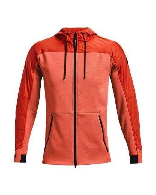 Under Armour Coldgear Swacket Jacket in Red for Men | Lyst