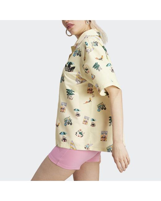 Adidas Metallic (Wmns) Originals Short Sleeve Graphic Shirt