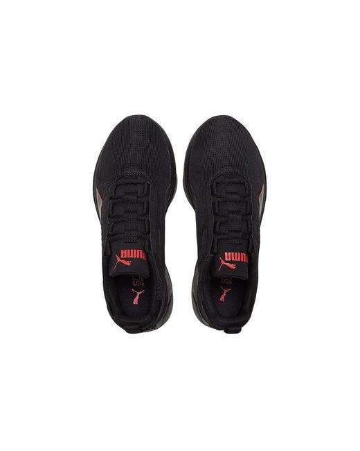 PUMA Black Disperse Xt Low Top Running Shoes for men