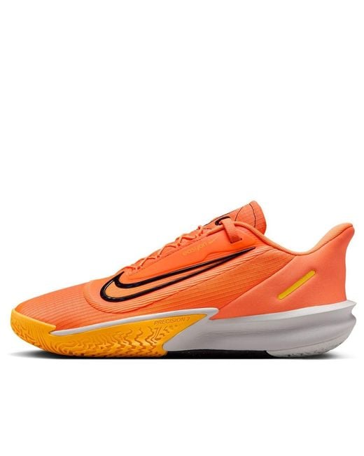 Nike Orange Precision 7 Easyon 'Total' for men
