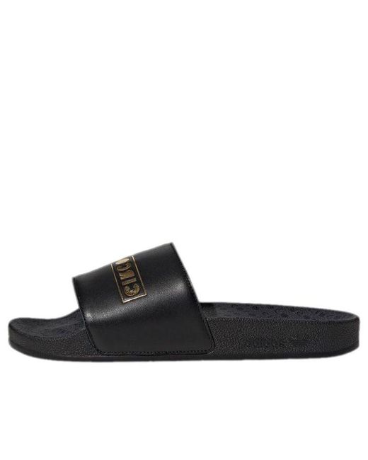 Adidas Black Circoloco X Adilette Slide 'Community And Inclusivity' for men