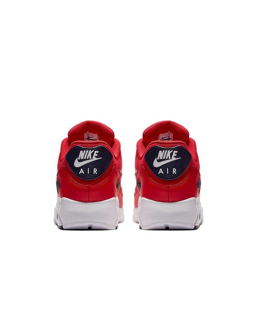 Nike Red Air Max 90 Essential 'University' for men
