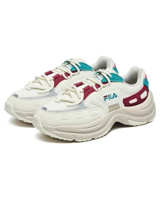 Fila White (Wmns) Arch Sneakers Aqua'