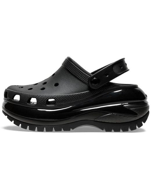 CROCSTM Black Mega Crush Clog for men