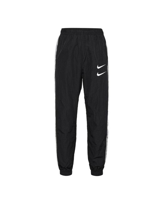Nike Black Woven Bundle Feet Casual Sports Long Pants for men