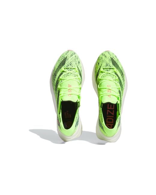 Adidas Green Adizero Prime X 2 Strung 'Lucid Lemon' for men