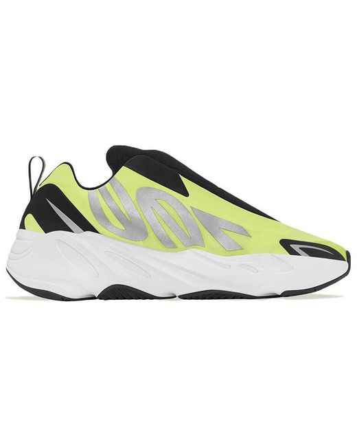 Adidas White Yeezy Boost 700 Mnvn Laceless 'Phosphor' for men