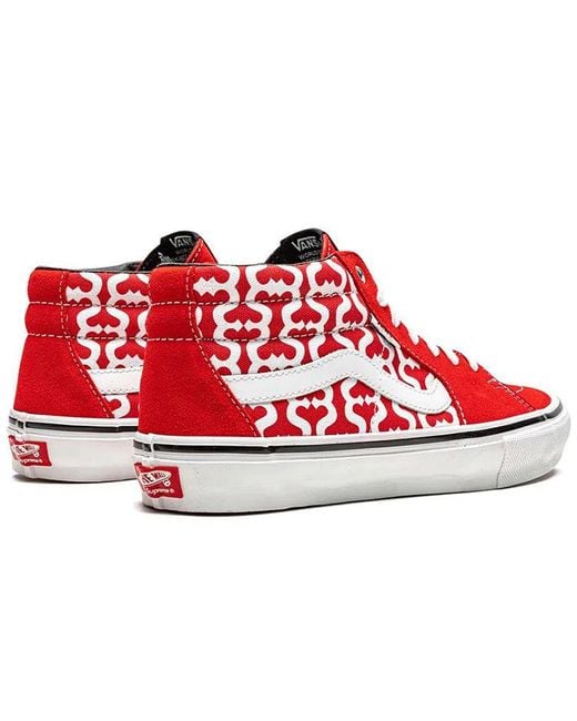 Vans Red Supreme X Grosso Mid 'Monogram S for men
