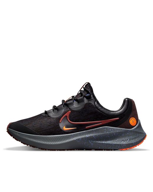 Nike Black Air Zoom Winflo 8 Shield 'Bronze Eclipse Redstone' for men
