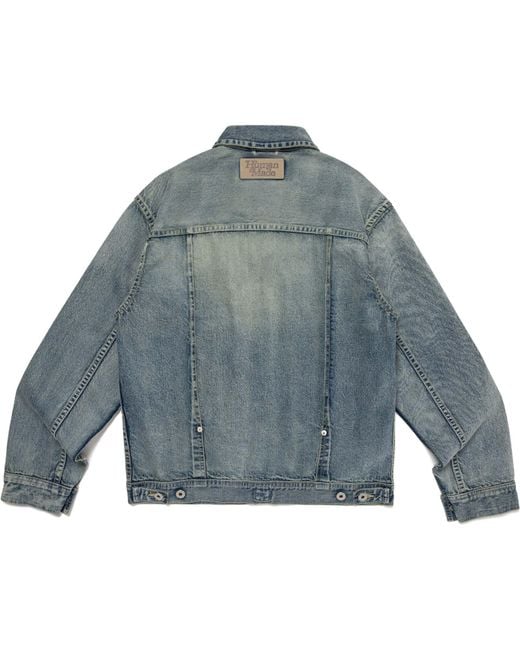 Human Made Blue Denim Work Jacket for men