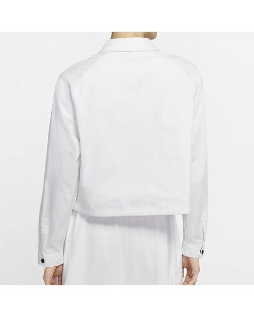 Nike White (Wmns) Sportswear Jacket