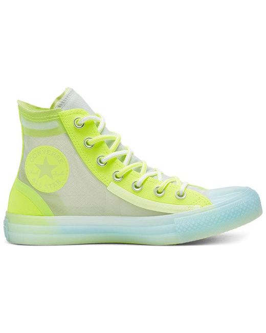 Converse Translucent Mesh Utility Chuck Taylor All Star High Top in Green | Lyst