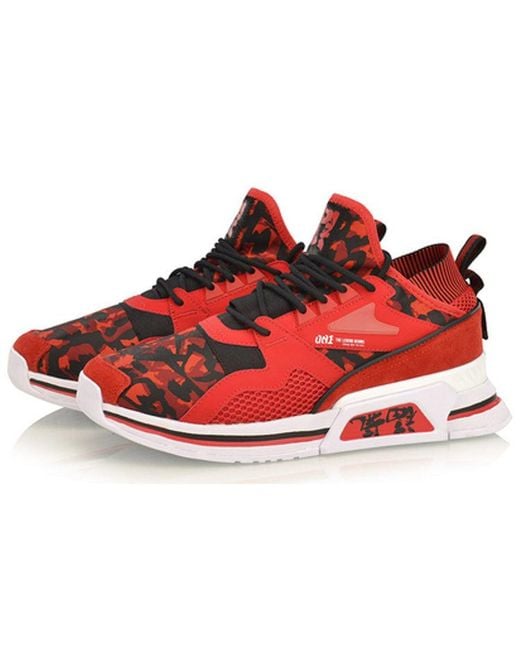 Li-ning Red 001 T1000 No Boundry Mid for men