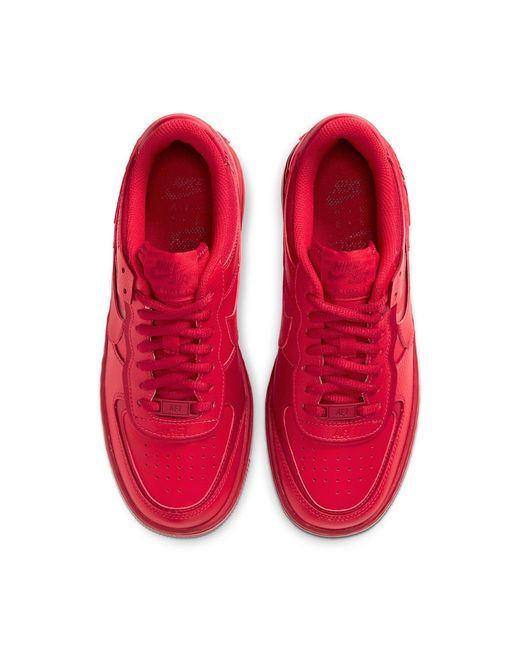 Nike Red (Wmns) Air Force 1 Shadow 'Triple'