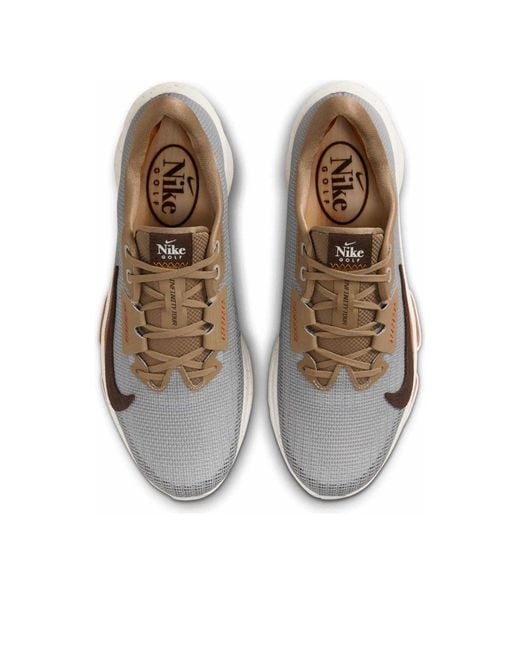 Nike Gray Air Zoom Infinity Tour Nrg Golf 'Light Oron Ore Khaki' for men