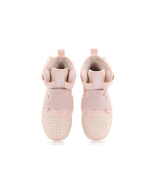 Adidas Pink (Wmns) Hoops 2.0 Utx