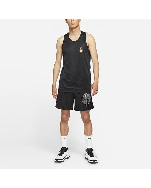 Nike Black Kd Durant Basketball Sports Printing Breathable Vest for men