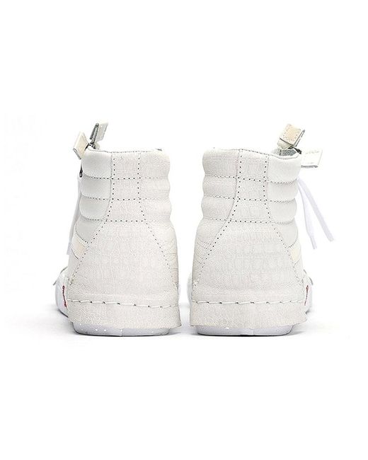 Vans White Sk8-Hi Reissue Cap 'Glitter Mix for men