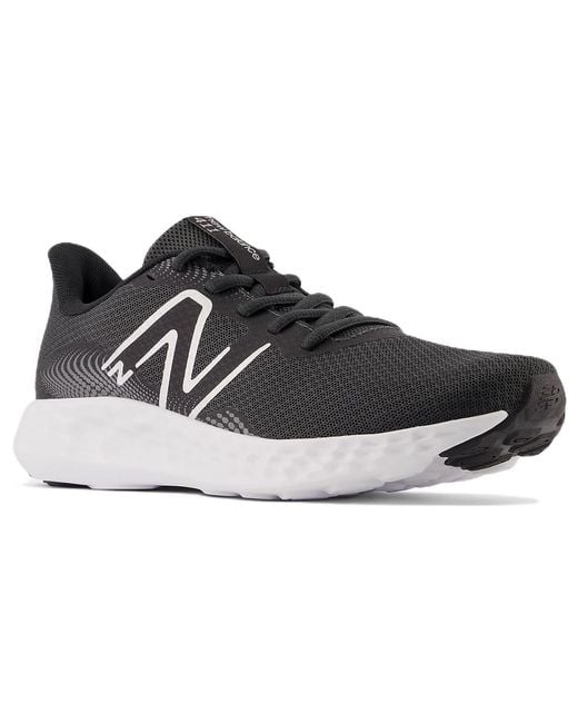 New Balance 's Wide Fit M411lb3 Walking And Running Trainers - Black/white