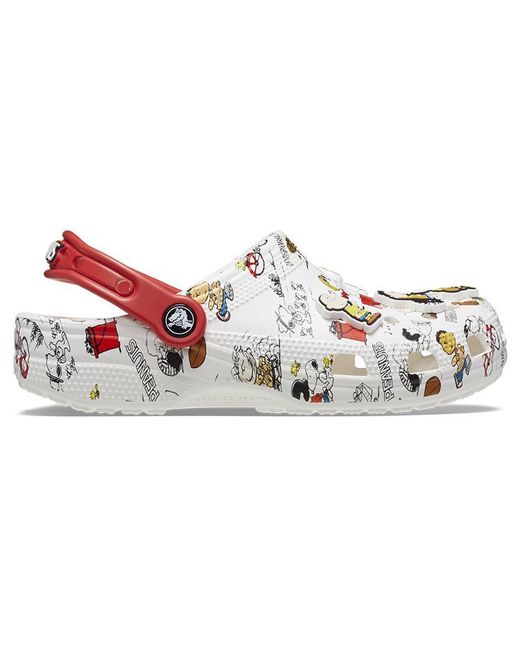 Crocs™ X Peanuts Classic Clog in White Lyst