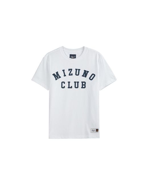 Mizuno White Heritage Graphic Logo T-shirt for men