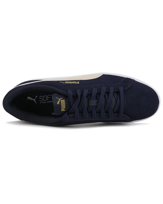 PUMA Blue Smash V2 Retro Casual Skateboarding Shoes Deep for men