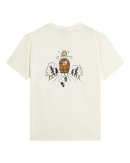 New Balance White Lifestyle Graphic Print Tee for men