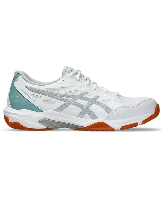 Asics White Gel-Rocket 11 for men