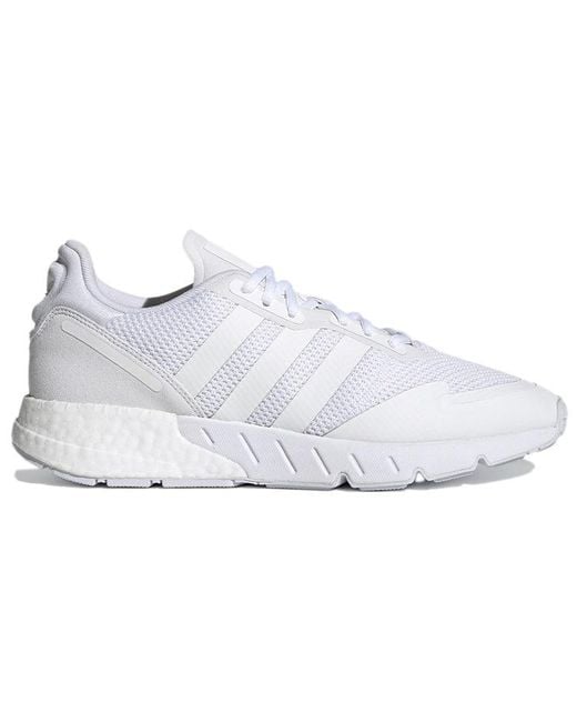 Adidas White Zx 1K Boost 'Triple' for men