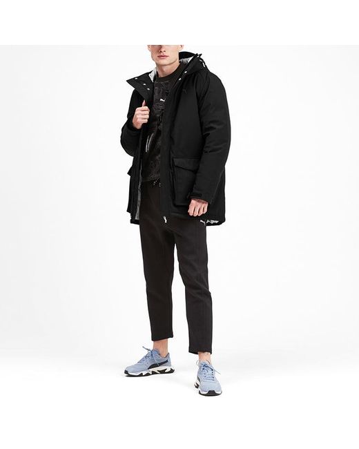 PUMA Black Epoch Storm Down Jacket for men