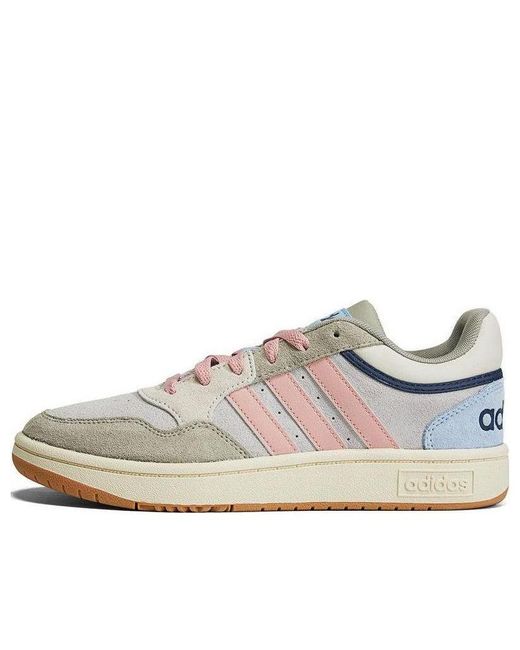 adidas Neo Hoops 3.0 Basketball Shoes 'cream White Pink' | Lyst
