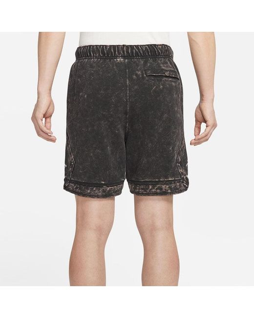Nike Black Essentials Logo Printing Drawstring Straight Shorts for men