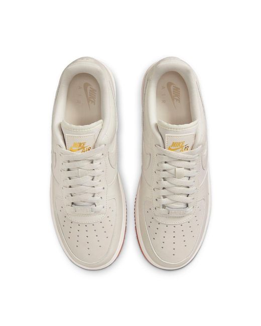 Nike White (Wmns) Air Force 1 Low '07 Gum'