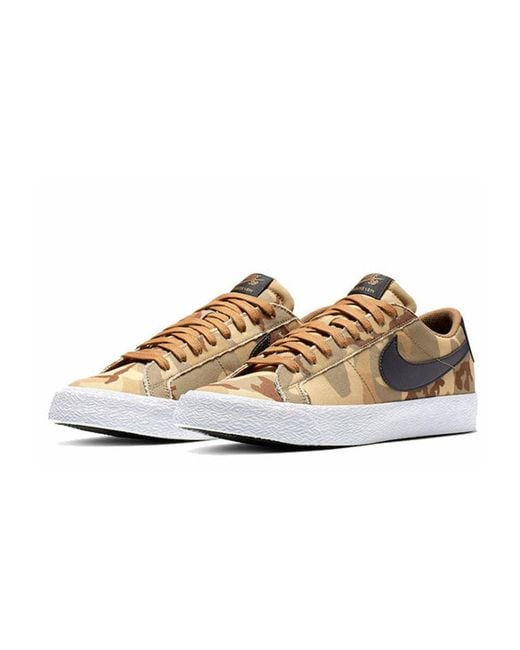 Nike Brown Blazer Low Sb Camo' for men