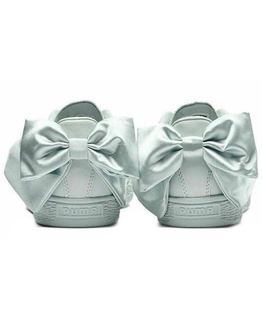 PUMA Blue (Wmns) Basket Bow 'Peppermint'