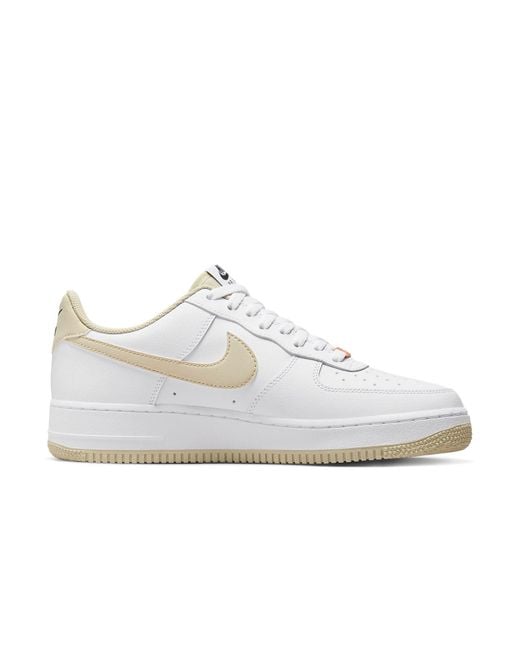 Nike White Air Force 1 Low '07 Rattan' for men