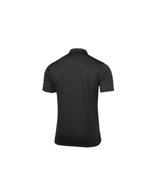 Nike Black Casual Solid Color Breathable Short Sleeve Polo Shirt for men