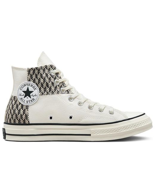 Converse White Chuck 70 High 'Herringbone Patchwork' for men